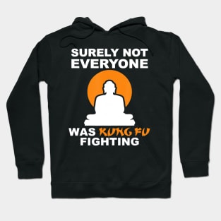 Surely Not Everyone Was Kung Fu Fighting Sarcastic Hoodie